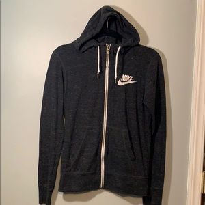 Nike lightweight cotton knit zip up
